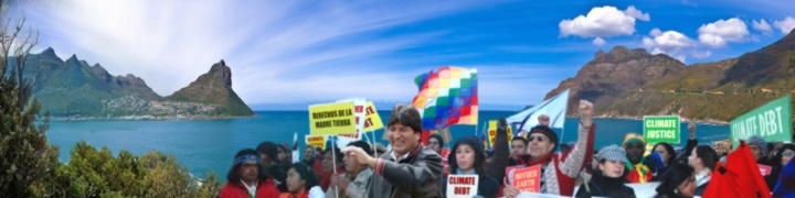 Peoples' word climate change conference banner image